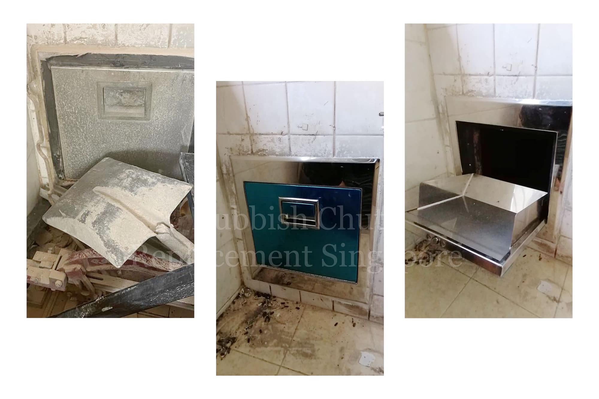 Supply And Replace Rubbish Chute At Ang Mo Kio Ave 3 Rubbish Chute