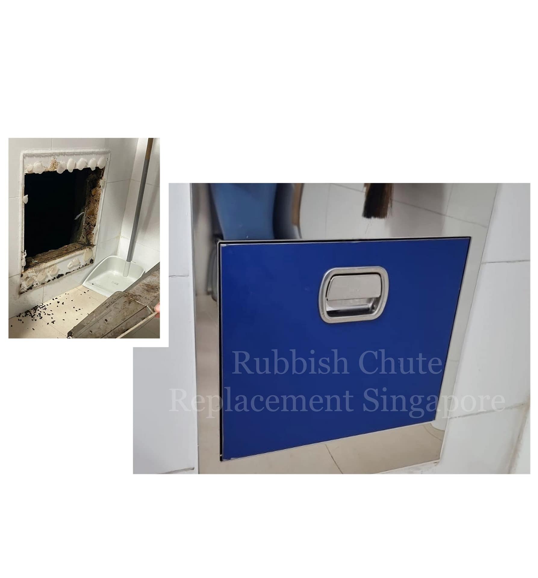 Supply And Replace Rubbish Chute At North Bridge Road Rubbish Chute