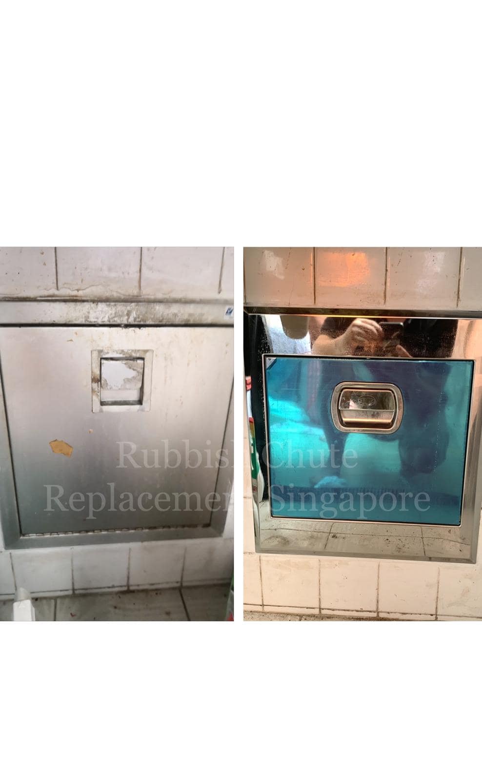 Supply And Replace Rubbish Chute In Clementi West Street 1 Rubbish